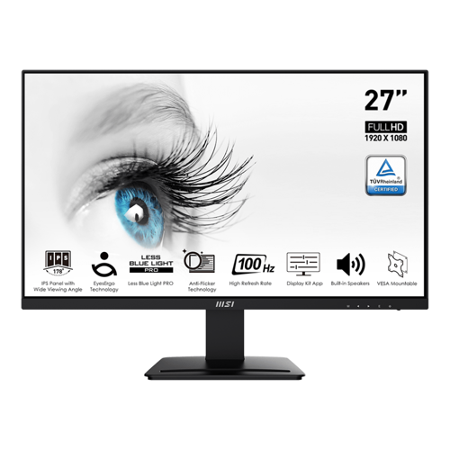 27" Монитор MSI PRO MP273A черный