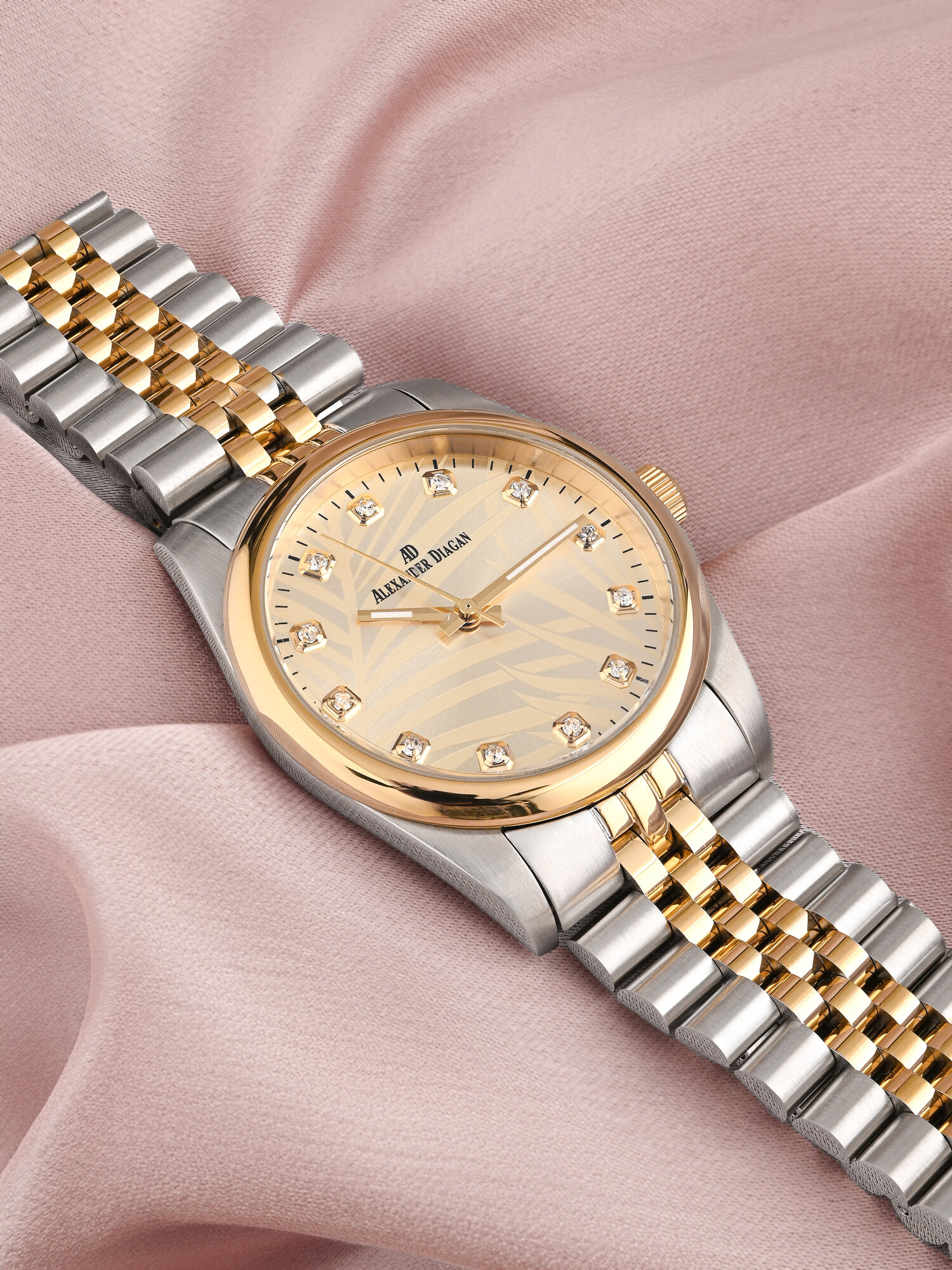 Наручные часы Alexander Diagan, золотистый — фото 1