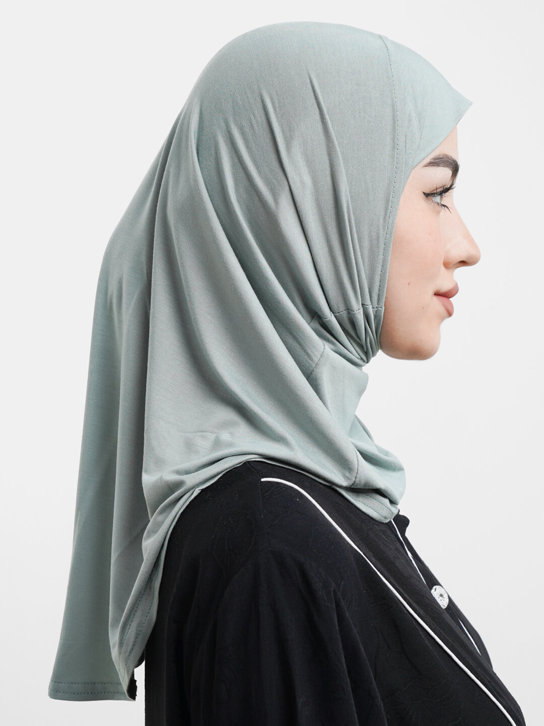 Платок ,19х20 см, бирюзовый — фото 1