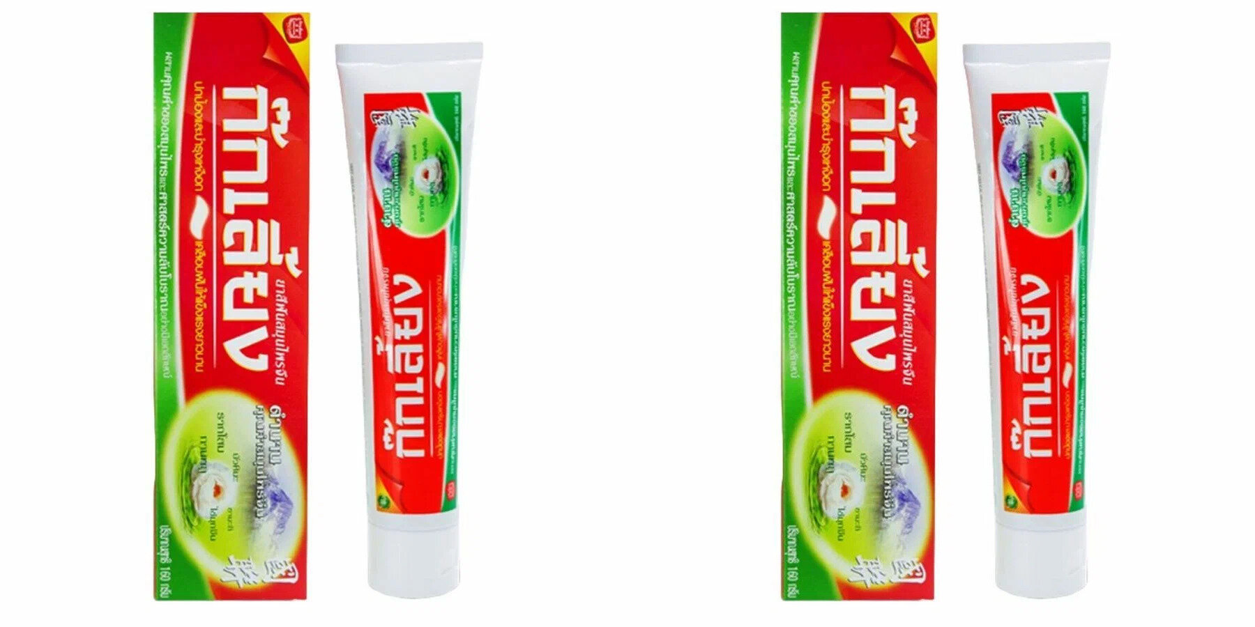 Kokliang Зубная паста на натуральных травах, Herbal Toothpaste, 160 г, 2 шт