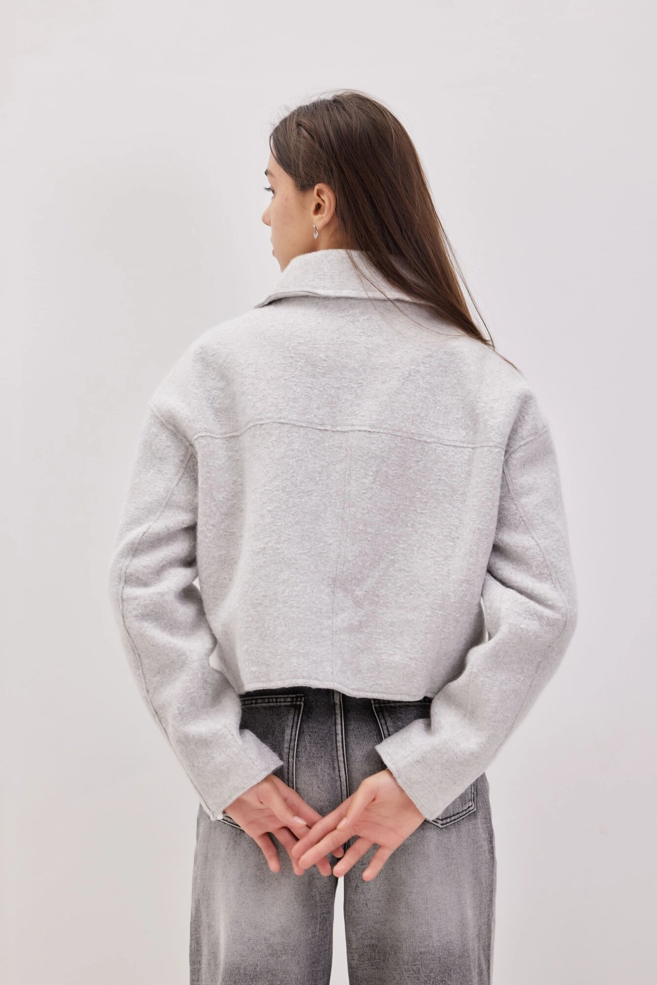 Куртка Selfie, размер S, светло-серый — фото 1