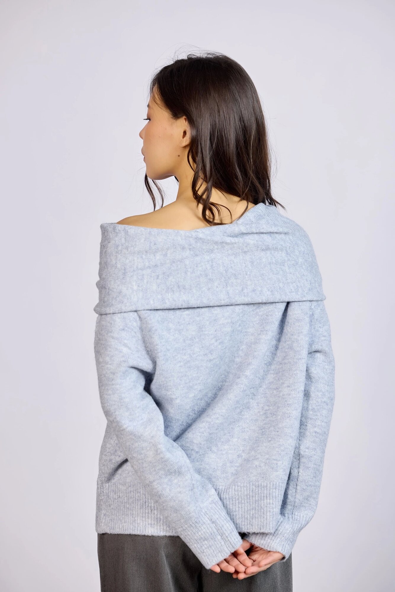 Свитер Selfie, размер S, , голубой — фото 1