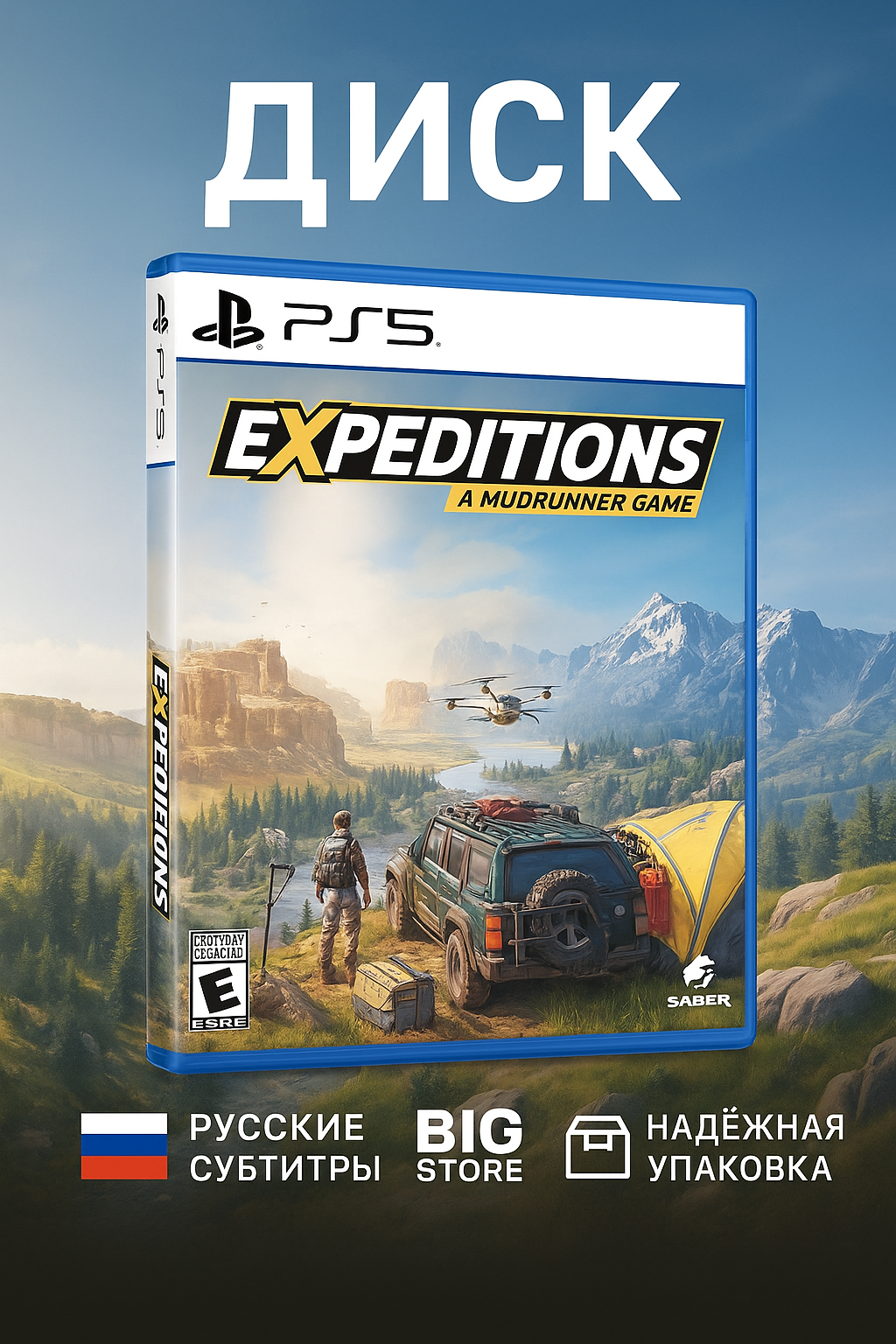 Игра Expeditions A MudRunner Game Playstation 5 диск, русские субтитры