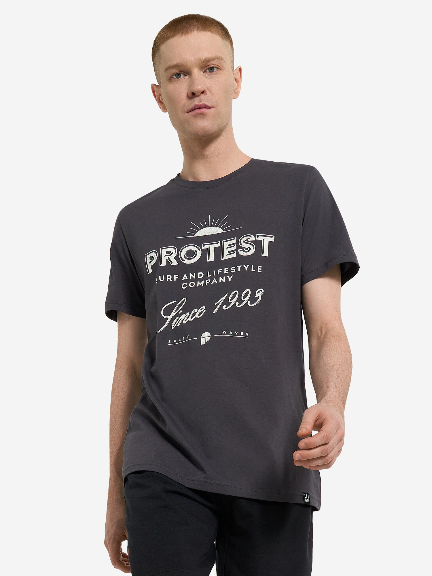Футболка спортивная PROTEST, размер 54, серый