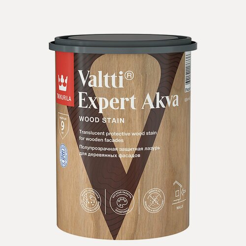 Изображение товара Антисептик Tikkivala/Tikkurila VALTTI EXPERT AKVA EP цвет прозрачный 0.9 л