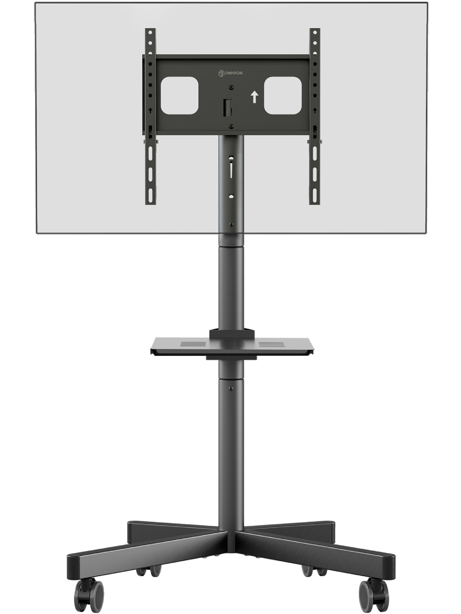Стойка для телевизора 23"-60" ONKRON TS1137 напольная, подставка под телевизор до 45 кг, чёрная — фото 1