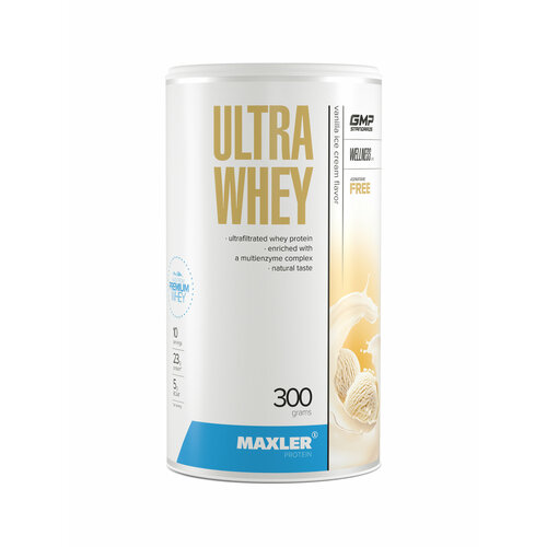Протеин Maxler Ultra Whey, 300 гр., ванильное мороженое