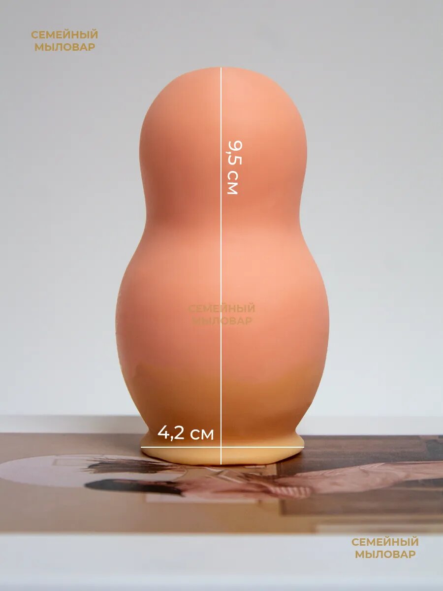 Силиконовый молд для свечей и мыла / Матрешка — фото 1