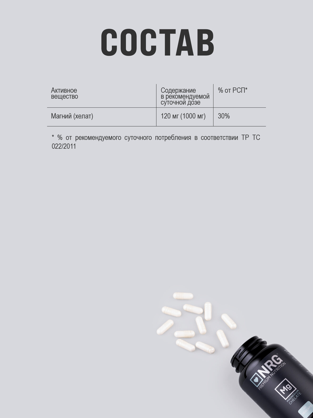 Бад Для Нервной Системы Магний хелат, Magnesium, для мужчин и женщин, для нервной системы от стресса тревоги и усталости, бисглицинат 60 капсул.