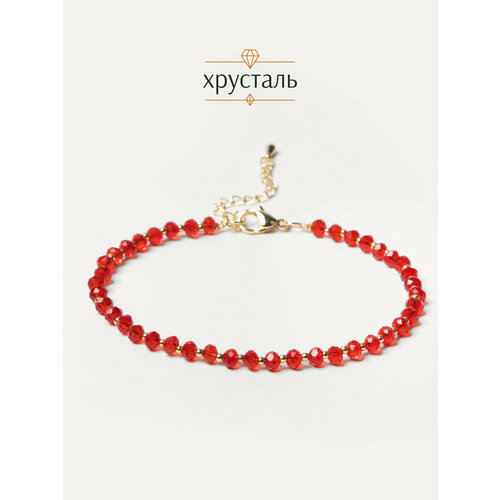 фото Браслет на ногу brandlove, длина 21 см, 1 шт., красный