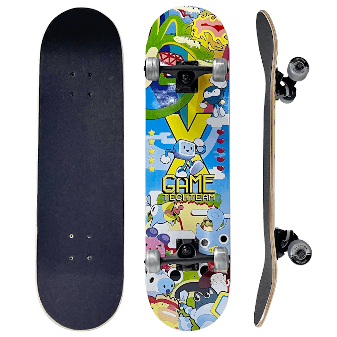 Скейтборд Tech Team "X-Game", 31x8, Abec 7, до 100 кг. - 2025 Adventure