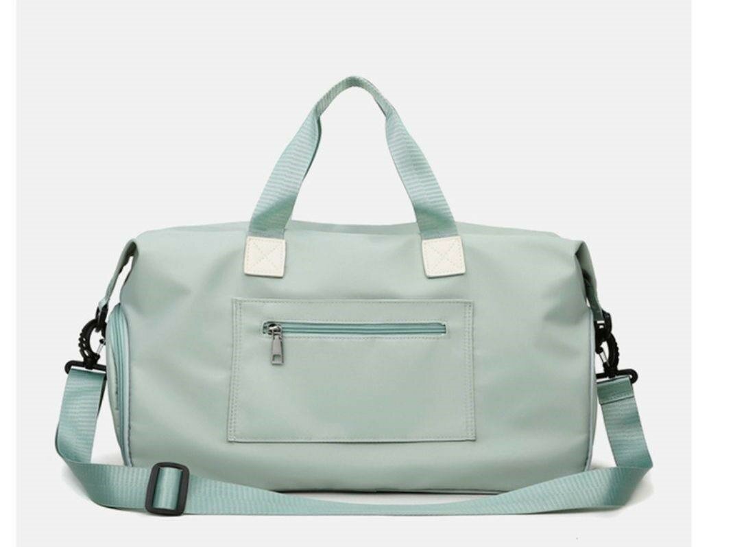 Сумка спортивная , 25х30х50 см, голубой — фото 1