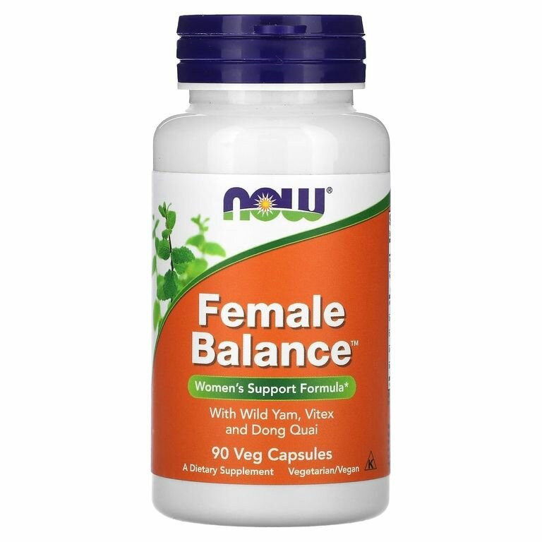 Картинки Нау Фудс Поддержка женского здоровья, 90 капс./NOW Female Balance, 90 капс.