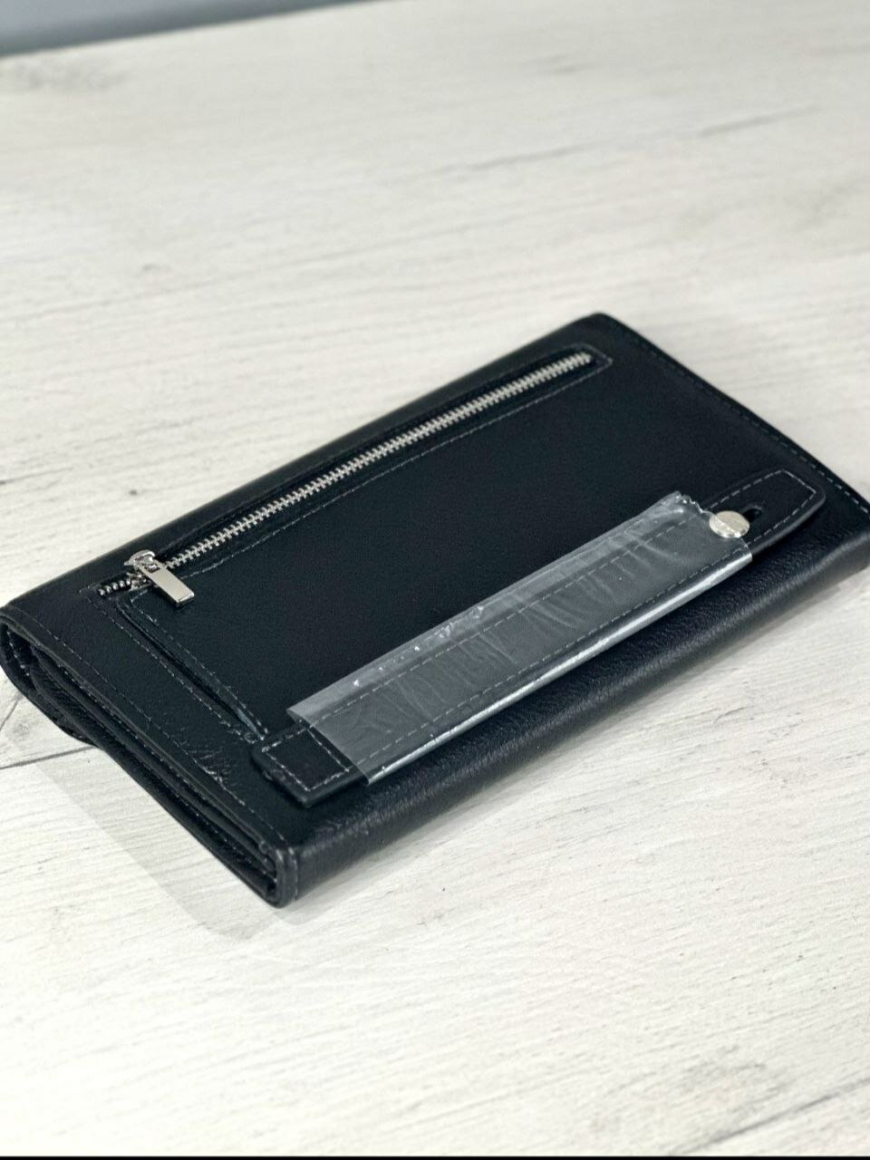 Кошелек INK, фактура гладкая, черный — фото 1