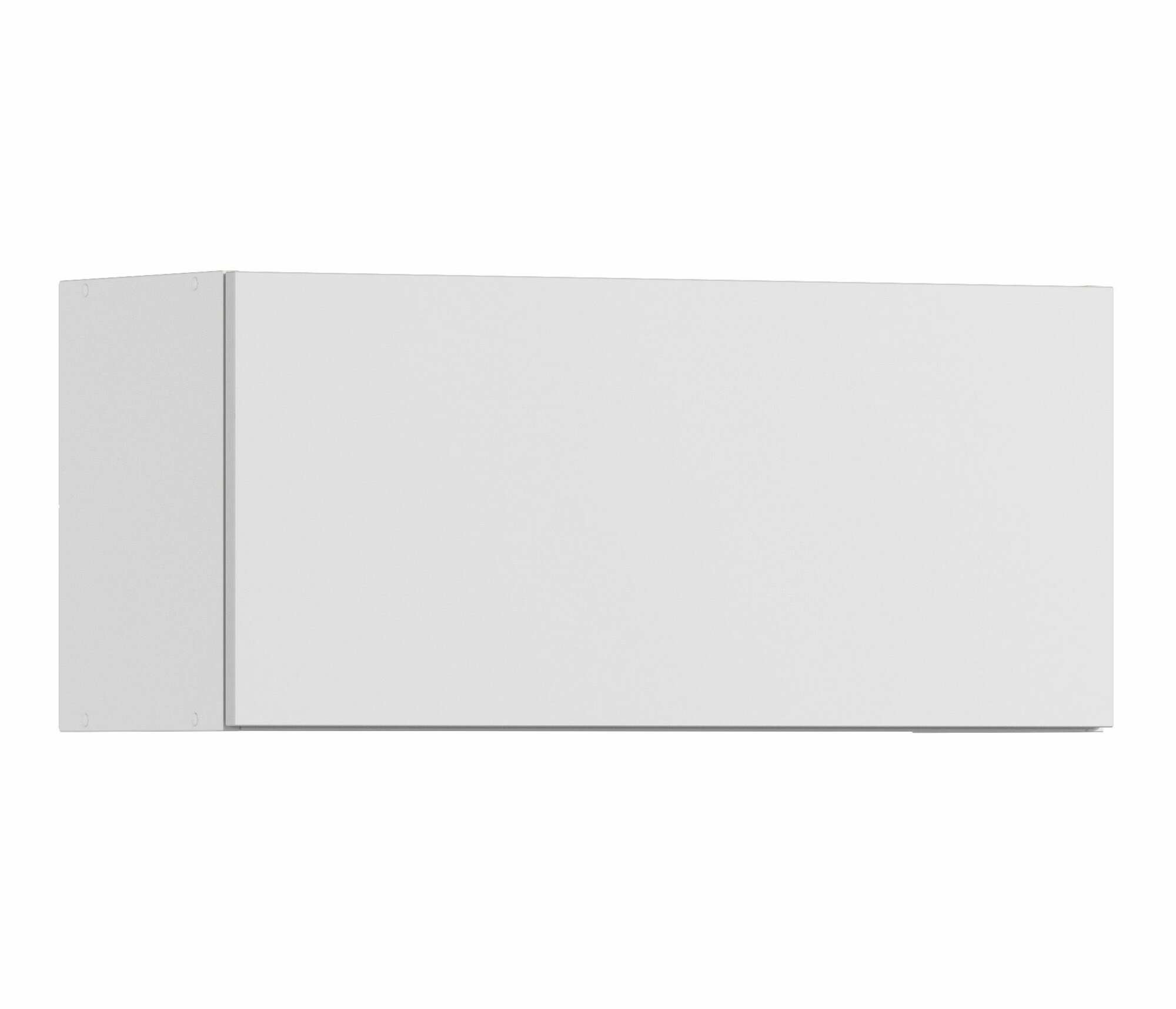 Кухонный модуль навесной шкаф горизонтальный столплит Регина РП-280 Белый/ЛДСП Белый Альпийский 80х36х30 см