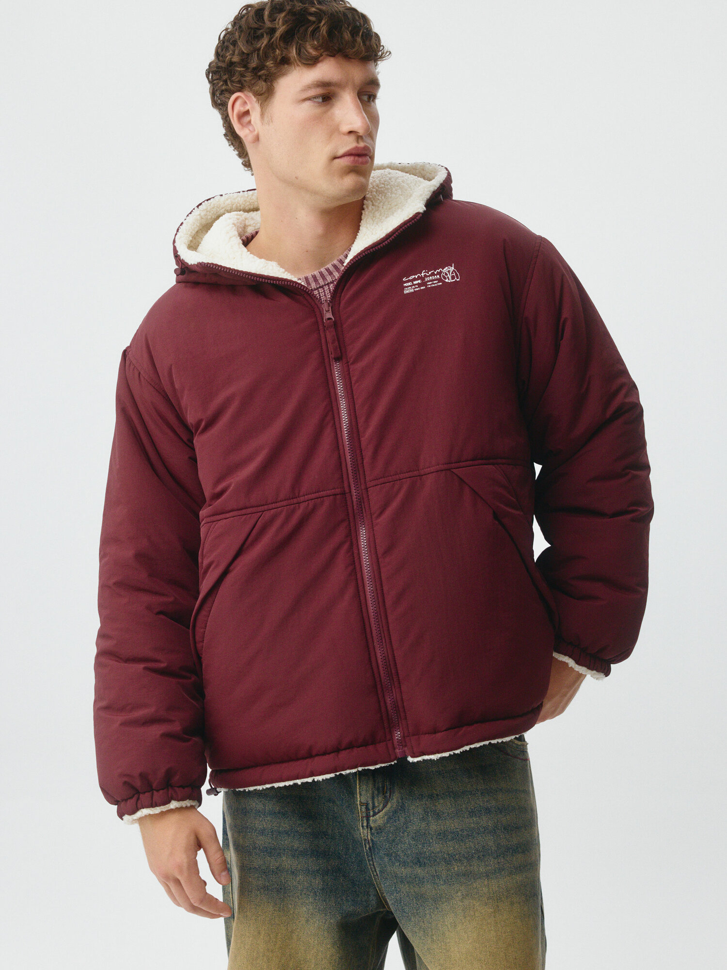 Куртка Sela размер 44 темно-бордовый