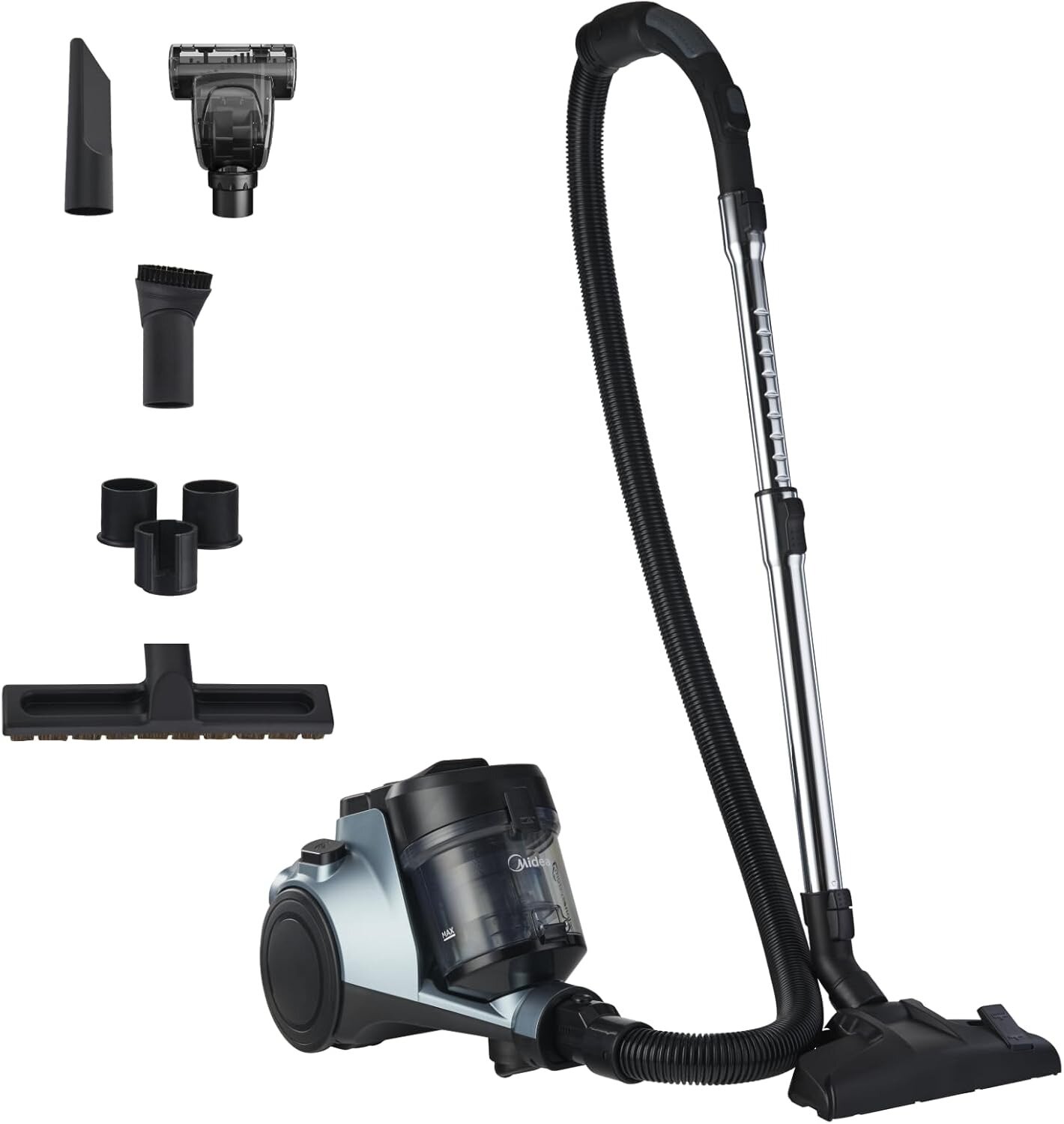 Пылесос Midea MC08MEWH, компактный, 1800 Вт, 2л, 5м кабель, 4,65кг