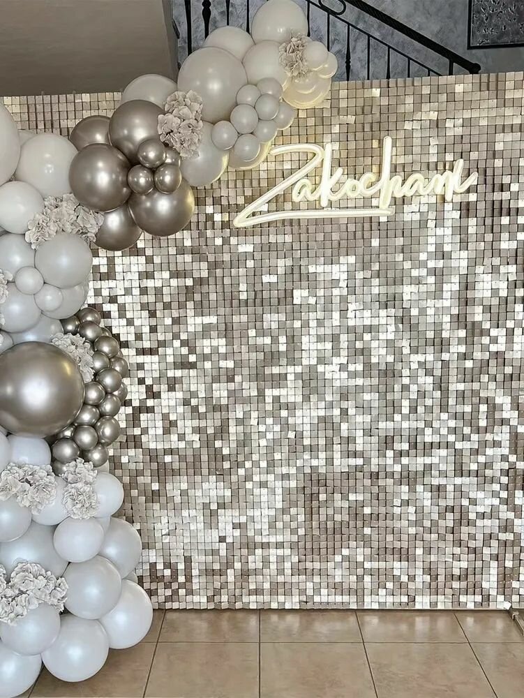 Занавес Дождик 200 см серебристый 2 шт.