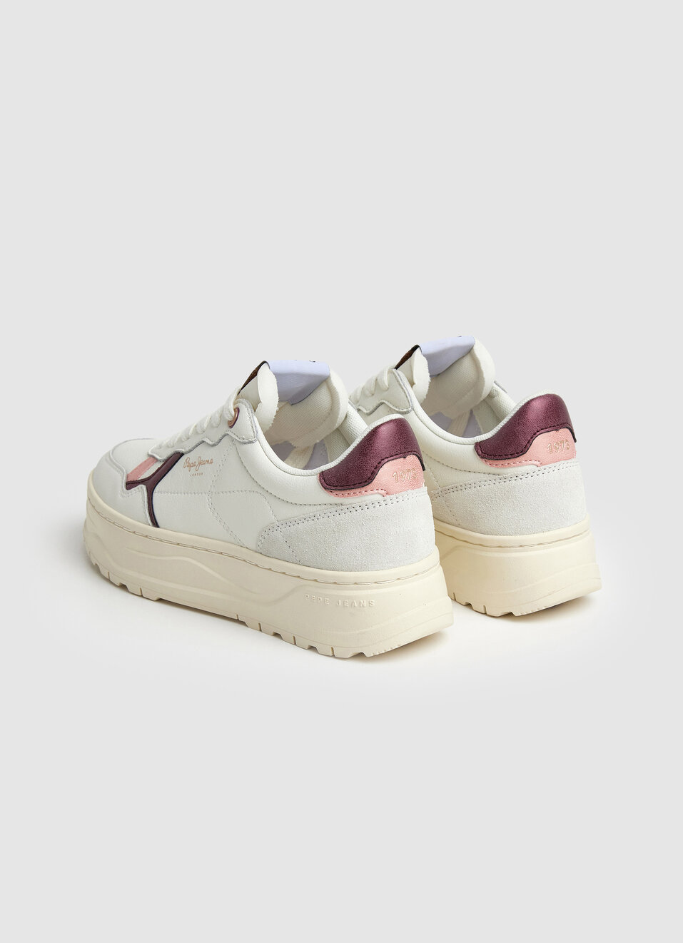 Кроссовки Pepe Jeans, размер 39, молочный — фото 1