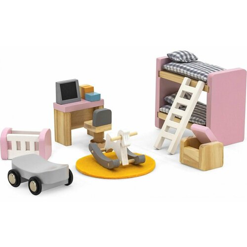 Мебель игрушечная Детская комната в коробке игрушка viga polarb звонкий цилиндр 44021
