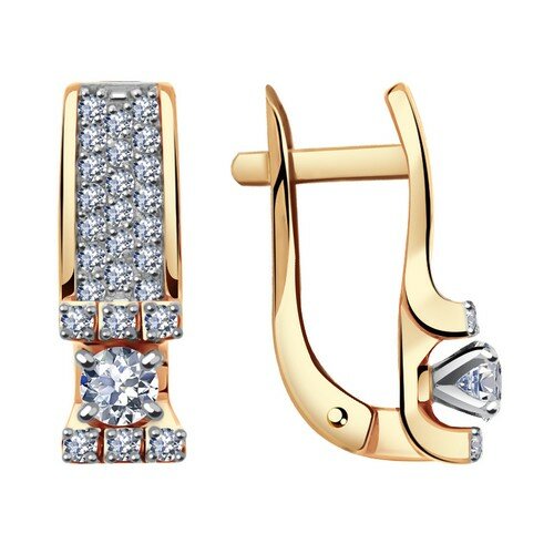 Серьги АЛЕКСАНДРА, золото, 585 проба