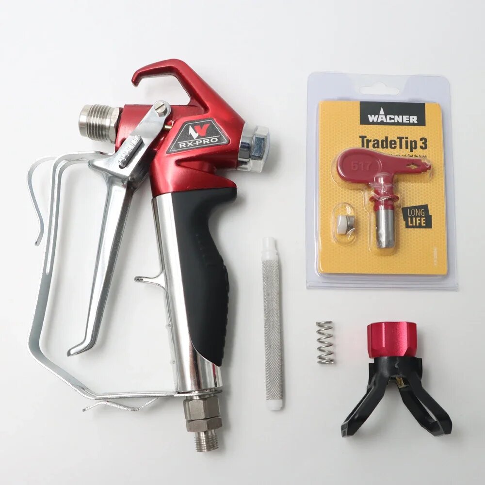 фото Красная серия Tpaitlss RX-Pro, стандартный распылитель 538020 с наконечником 517 и защитным титаном 0538020