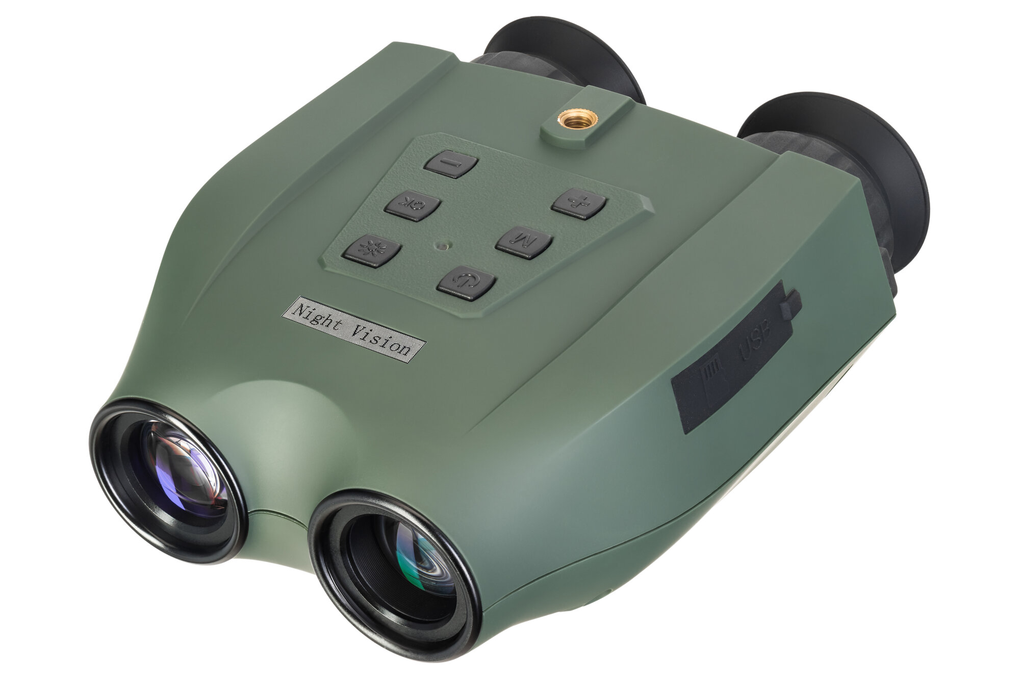 Бинокль ночного видения Levenhuk Atom Digital DNB250, дальность обнаружения - 300, с ИК-подсветкой — фото 1