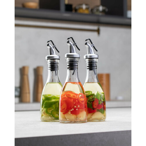 Емкость для масла с дозатором, Бэлл, KHome, 250 мл, 3 шт