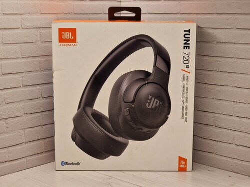 Изображение товара Беспроводные наушники JBL Tune 720BT, mini jack 3.5 mm, черный