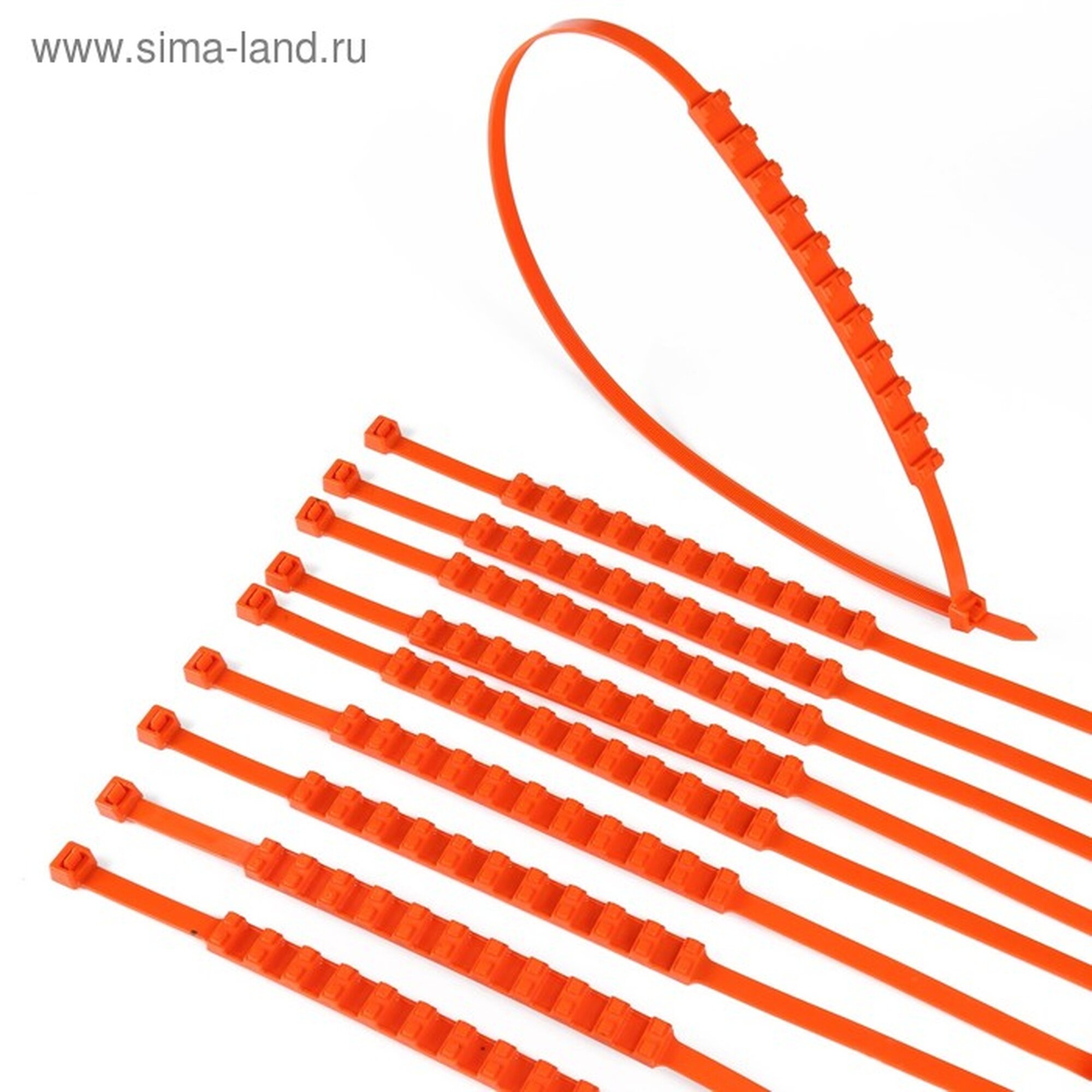 Противобуксовочные хомуты усиленные R13-R18 2×91 см набор 10 шт