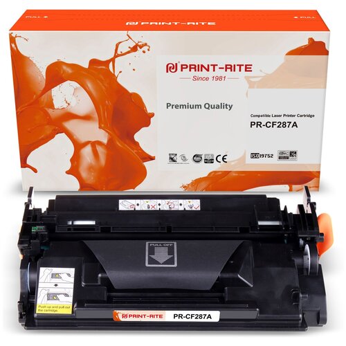Print-Rite Картридж совместимый ПринтРайт Print-Rite PR-CF287A CF287A черный 9K