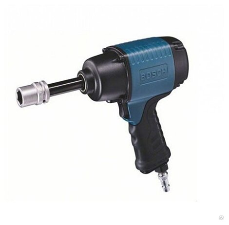 BOSCH 0607450618 Пневмогайковерт ударный, 1/2 inch, 300 Нм, 7000 об/мин, 900 л/мин, 6.3 бар, вес 2,6 кг, длинный шпиндель