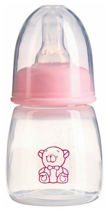 Бутылочка для кормления, Крошка Я, от 0 месяцев., цвет розовый