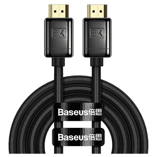 Аксессуар Baseus High Definition Series HDMI - HDMI 3m Black WKGQ000201 аксессуар baseus hdmi high definition series graphene type c hdmi 3m black wkgq010201