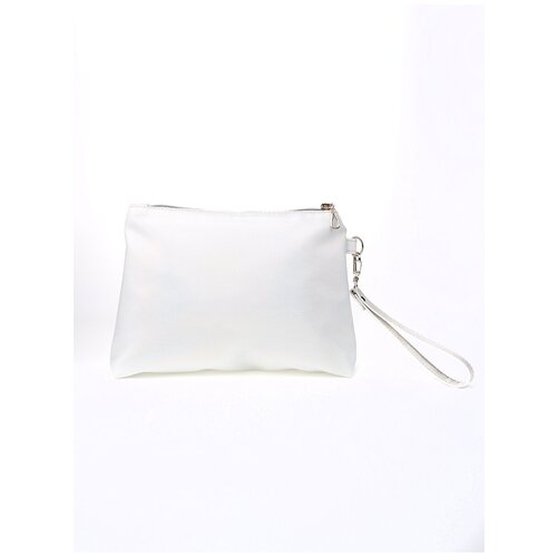 фото Полистан / косметичка - дорожная сумка трапеция голография белый жемчуг