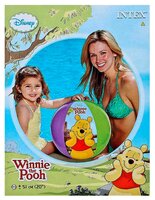 Пляжный мяч Intex Винни Пух Disney 58025 фиолетовый/зеленый