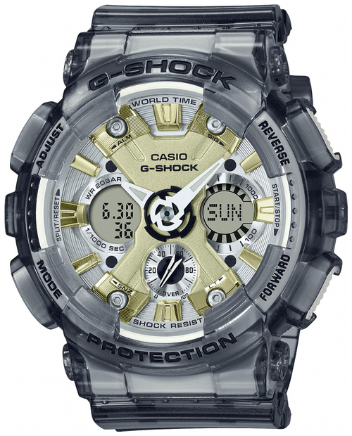 Наручные часы CASIO G-Shock GMA-S120GS-8A, черный, серый
