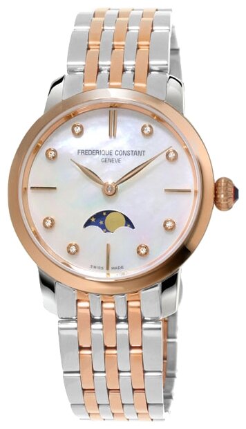 Наручные часы Frederique Constant, белый, серебряный