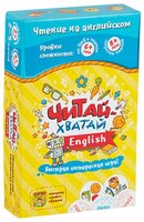 Настольная игра Банда умников Читай-Хватай English УМ075