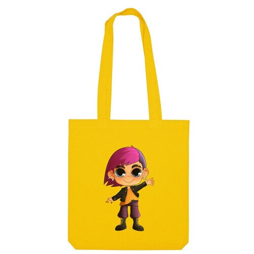Сумка шоппер Us Basic, желтый printio сумка рок девочка