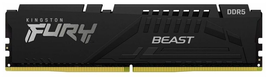 Модуль памяти 32GB Kingston DDR5 5600 DIMM FURY Beast Black XMP Gaming Memory KF556C40BB-32 Non-ECC, CL40, 1.25V, 1RX8 288-pin 16Gbit, RTL