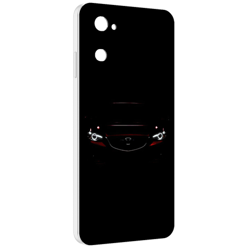 Чехол MyPads mazda мазда 2 мужской для UleFone Note 12 / Note 12P задняя-панель-накладка-бампер