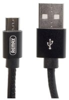 Кабель Remax Moss USB - microUSB (RC-079m) 0.3 м черный