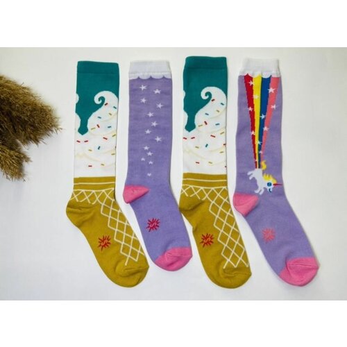 фото Носки для девочки мороженное нет бренда