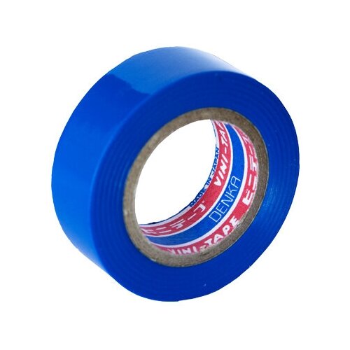 Лента изоляционная Denka Vini Tape, 19 мм, 9 м, синяя арт. #102-Blue 9m