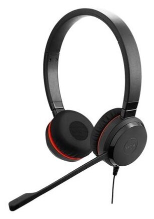 Гарнитура JABRA EVOLVE 20 SE Stereo MS, для компьютера, накладные, черный [4999-823-309] - фото №1