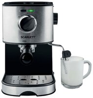 Кофеварка рожковая Scarlett SL-CM53001 серебристый/черный