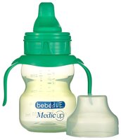 Чашка-непроливайка Bebe Due Medic, 220 мл оранжевый