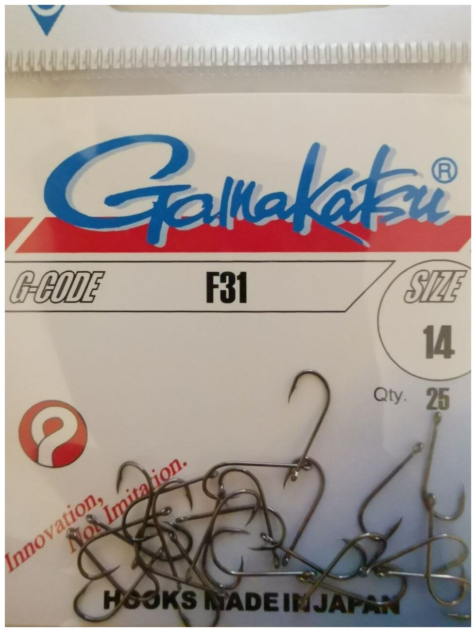 Крючок Gamakatsu Hook F31 №14