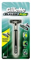 Бритвенный станок Gillette Slalom Plus сменные лезвия: 1 шт.